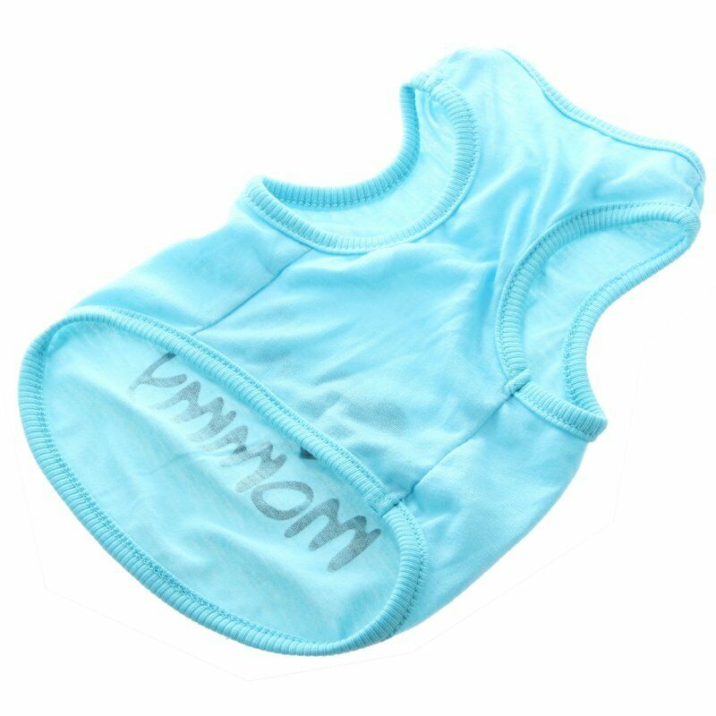 Fashion Cool Clothes Lover Vest T-Shirt for Puppy Dog Cat-Blue XXL