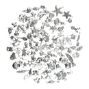 100pcs Mixed DIY Ocean Fish & Sea Creatures Charms Pendants Jewelry Making