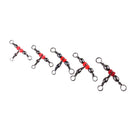 3 Way Triple Barrel Swivels Fishing Tackle Connectors Pack of 125