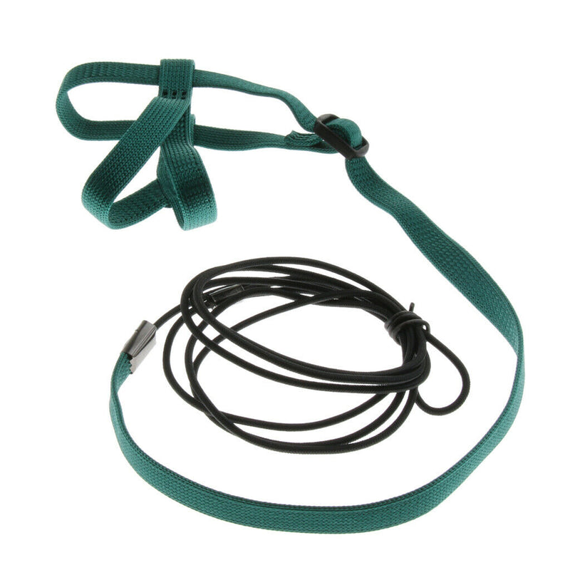 2 Pcs Parrot  Suit Leash Outdoor Adjustable Harness Training Rope,S+XS