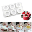 White Silicone Mold Tray for DIY Chocolate, Cake, Jelly, Pudding, Cupcake