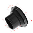 4 lots Marine Yacht Air Vent Conditioning Outlet Grill 70x45mm Black