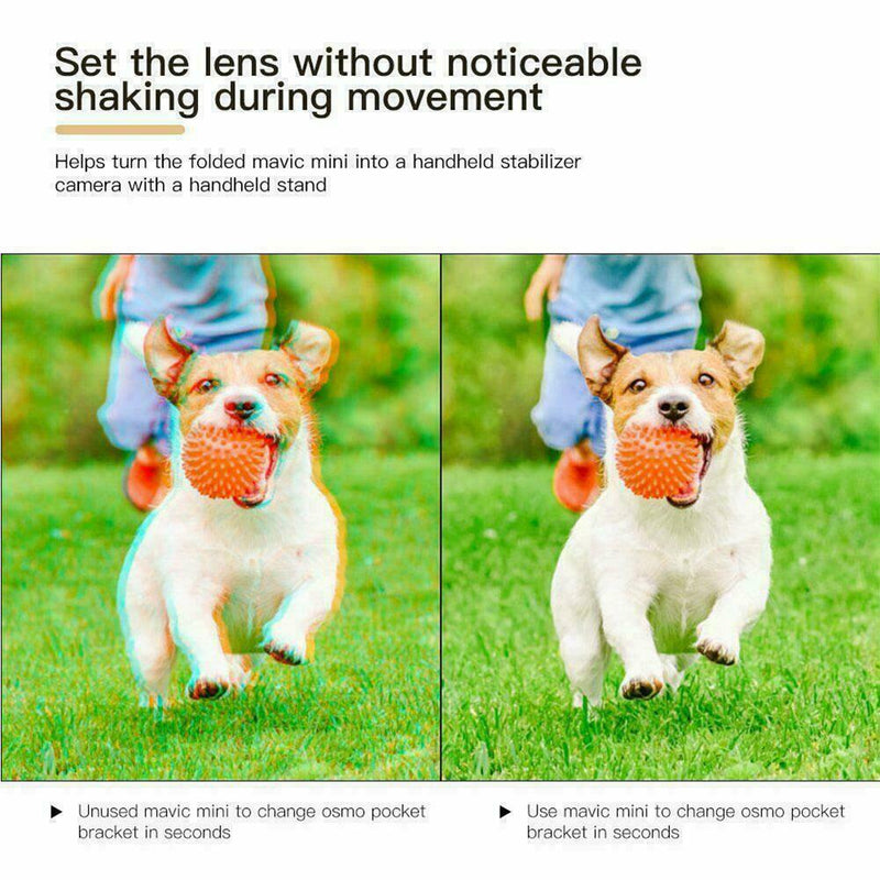 For DJI Mavic Mini Drone Mounting Handheld Stabilizer Clip Holder Bracket E4G8