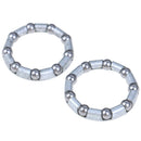 2PCs Bicycle bearing Bicycle Rear Wheel Axle Ball Bearing Cages Bike Sha JR