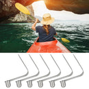 6Pcs Kayak Paddle Spring Clips Tent Pole Clips Snap Button Tube Single Pin
