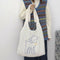 Fleece Shoulder Bag Women Sheep Print Handbag Winter Fuzzy Crossbody Satchel
