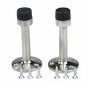 2Pcs Cylinder Stainless Steel Door Stop Door Stoppers Stopper 75mm Buffer W