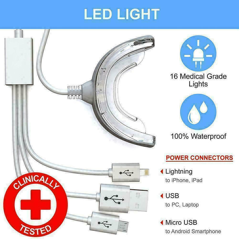 Portable LED Smart Teeth Whitening Device 3 USB Ports Whitening Tooth Z6R1 S8K3