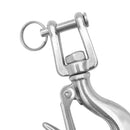 2pc 304 Stainless Steel Spring Gate Snap Hook Clip Marine Grade Lobster Claw