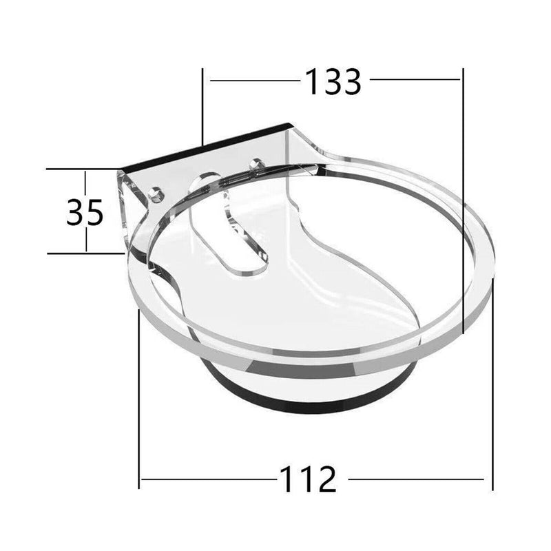 Acrylic Stable Wall Shelf Holder Stand Hanger Bracket for Amazon  Dot 4th 3rd