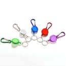 1X Colourful Retractable Strap Carabiner Clip Card label Key Chain Fancy Gift 0h