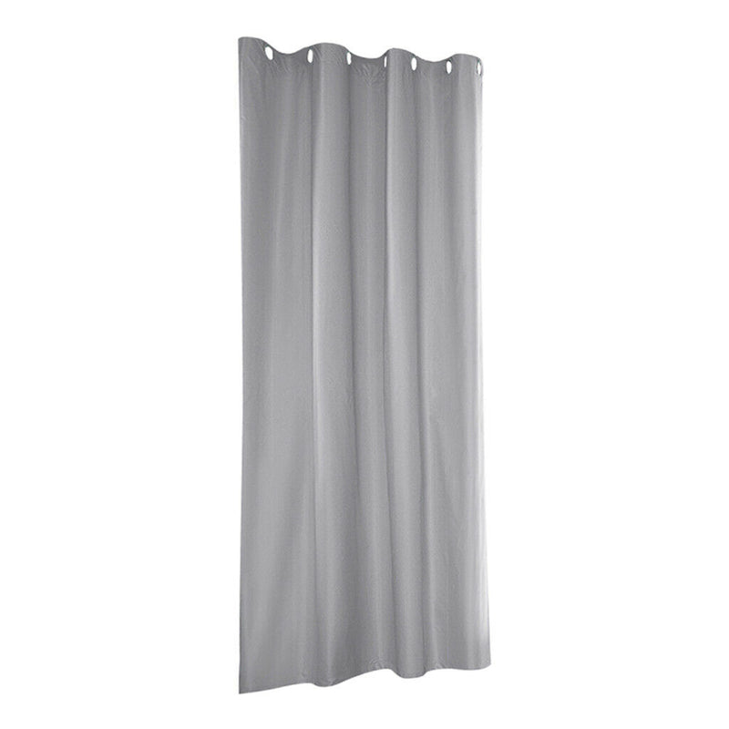 Thicken Fabric Outdoor Curtain Waterproof  Divider Blackout Gray_54x108inch