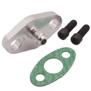 Turbo Oil Drain Flange Kit w/ 4AN Feed Fitting for T3, T4, T35, T40, T60, T67,
