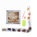 5D DIY Crystal Diamond Embroidery Cross Stitch Unicorn Paintings Craft Decor  OZ
