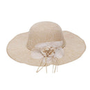 Summer Straw Hat Women Big Wide Brim Beach Hat Sun Hat Foldable Sun Block U Q3F3