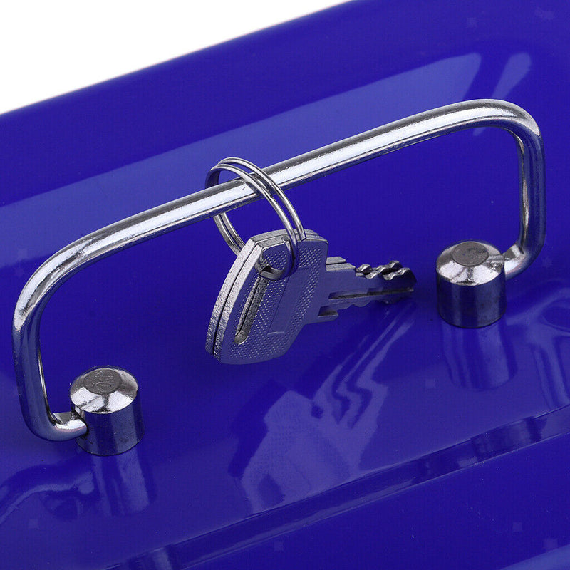 Portable Money Box 6 Compartments Coin Cash Mini Safe Box for Home School Office