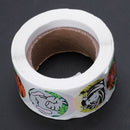 Paper Animal Pattern Gift Stickers Personalised Home, Store,500 Pcs/Roll La O3B9