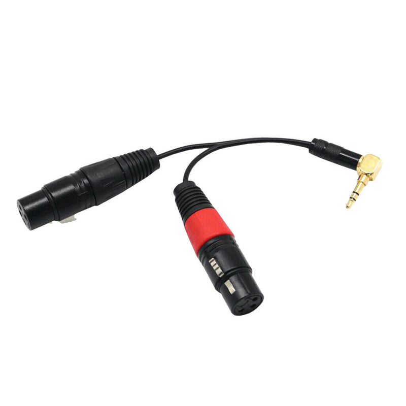 (1/8 Inch) Unbalanced 3.5mm to Dual XLR Cable (Dual  XLR to 3.5mm Cable) Male to