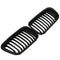 1 Pair Abs Front Replacement Matte Black Kidney Grille Grill For Bmw E46 3  P5H2