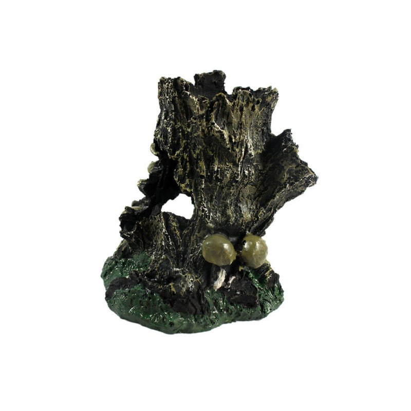 Reptile Terrarium Vivarium Hide Cave Turtle Frog Floating Platform Mountian