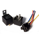 1X DC 12V Car SPDT Automotive Relay 5 Pin 5 Wires Harness Socket 30/40 Amp ï¼W