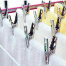 20 Pcs Stainless Steel Clothes Pegs Hanging Pins Clips Laundry Metal Clamps Set