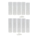 200pcs 30/38mm Plastic Clear Coin Cases Storage Capsules for Coin Collecting
