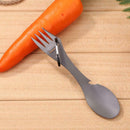 Multifunctional Stainless Steel Fork Spoon Portable Outdoor Camping Cutlery