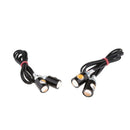 2 Pairs Amber LED SMD Motorbikes Car License Plate Stud Screw Bolt Light Bulb