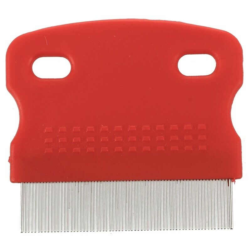 5X(Flea Fine Toothed Clean Comb Pet Cat Dog Hair Brush Soft Protection SteeC6F4)