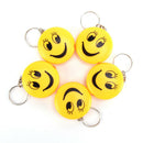 Cartoon Emoji Design Led Keys chain With Sound Flashlight Kid Pig Key Ring LJ