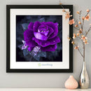 Diamond Embroidery Rose Flowers Round DIY Diamond Painting Cross Stitch SN9F