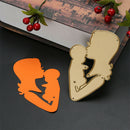 Beautiful Mother Kiss Baby Metal Cutting Dies Photo Album Decor Cutter Card3CL