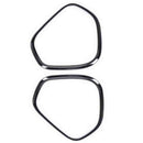 Black Titanium Inner Door Speaker Decoration Cover Trim for Volvo XC60 2018