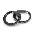 2pcs Black Chrome Bezels Front Light Headlight Trim Cover for Jeep Patriot