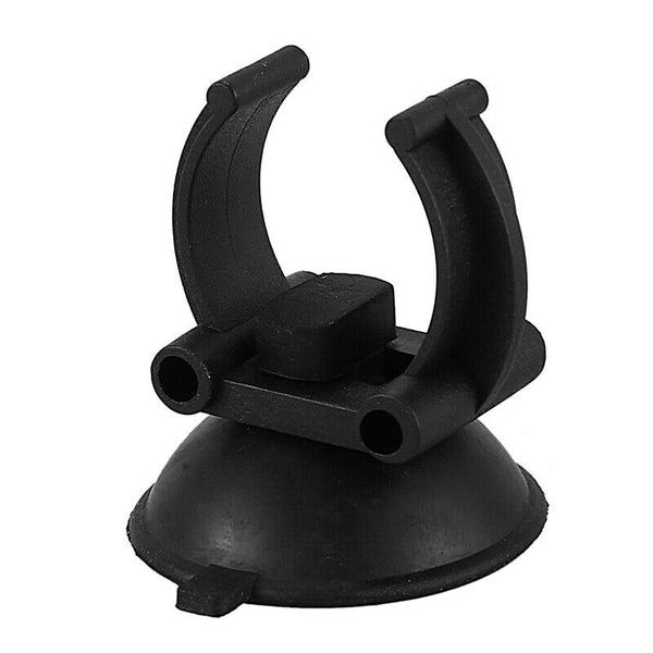 Suction Cup Aquarium Heater Clip Air line Holder 33mm Dia 15pcs Black V3P4
