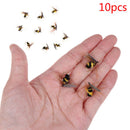 10pcs Bionic honeybee fly fishing bait Artificial Insect Bait Fishing Lures J â„–[
