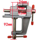 1pcs Mini Vise Aluminum Alloy Craft Table Jewelry Clamp Light Tables Repair Tool