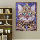 5D DIY Special Shaped Diamond Painting Noble Cat Cross Stitch Embroidery