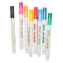 8 Colors Self Outline Metallic Markers Double Line Pen Greeting Card Drawing