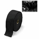 2x Exhaust Manifolds Fiberglass Heat Wrap Tape Thermal Wrap Black Ties 2.7m