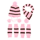 2 Set Pet Dog Puppy Warm Hats Scarf Socks, Soft Dog Coats Apparel, for Small