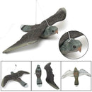 3 Realistic Plastic  Decoy Bird Pigeon Crow Scarer Scarecrow Garden Tree
