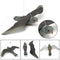 3 Realistic Plastic  Decoy Bird Pigeon Crow Scarer Scarecrow Garden Tree