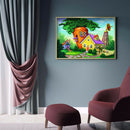 Diamond Painting Carrot House Full Round Rhinestone Picture DIY Set 40x30cm