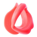 Red Elastic Silicone Rubber Lips Face Exerciser Muscle Lips Trainer Tightener