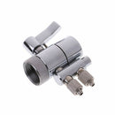 Water Filter Faucet Dual Diverter Valve M22 To 1/4" Chrome Plated Brass Hot