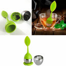 Loose Tea Steeper - Loose Leaf Tea Infuser - Silicone Handle Stainless Stee D5O6