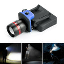 ThorFire LED Cap Light Headlamp 3 Modes Ball Hat Lamp Zoomable Flashlight FT