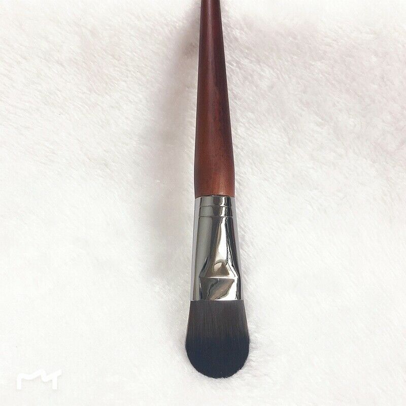 Large Soft Powder Big Blush Flame Brush Foundation Makeup Brush Wood Handle U7E1